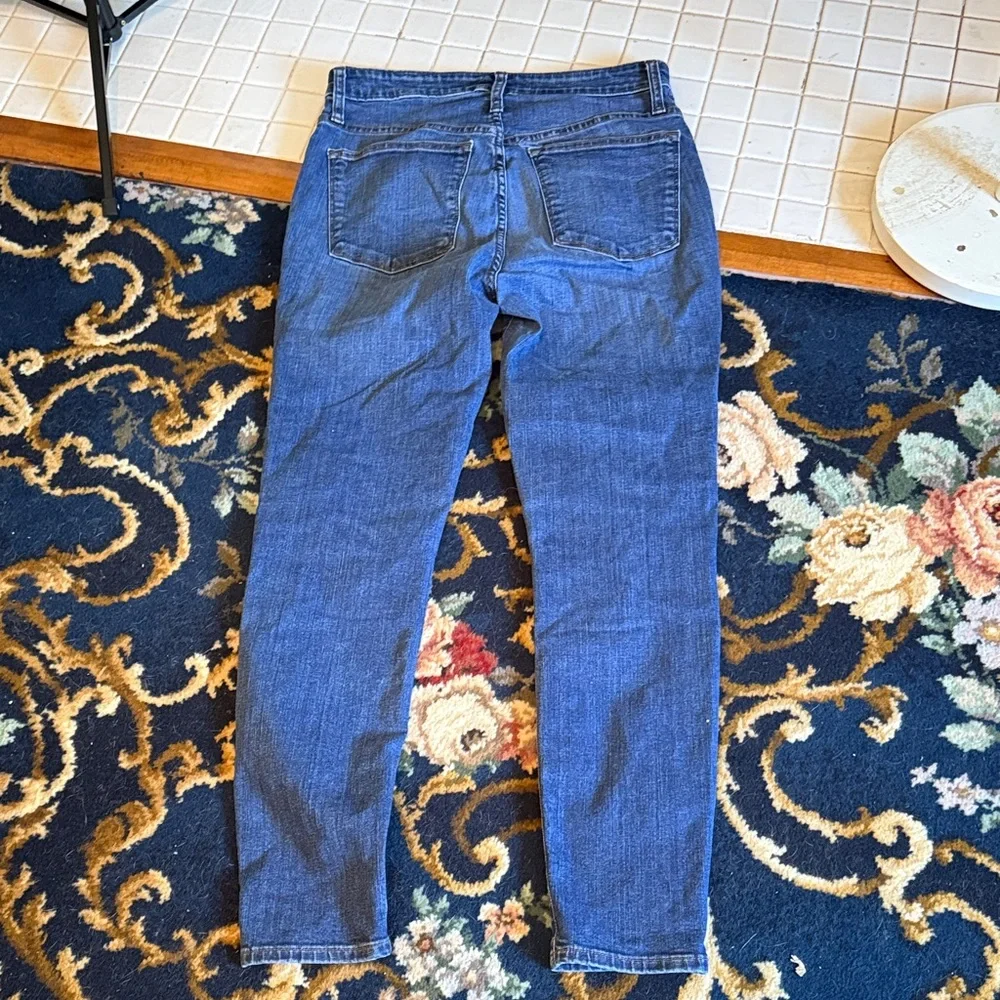 J. Crew Curvy Toothpick Skinny Jeans in Deep Blue- worn‎ a bunch but great-